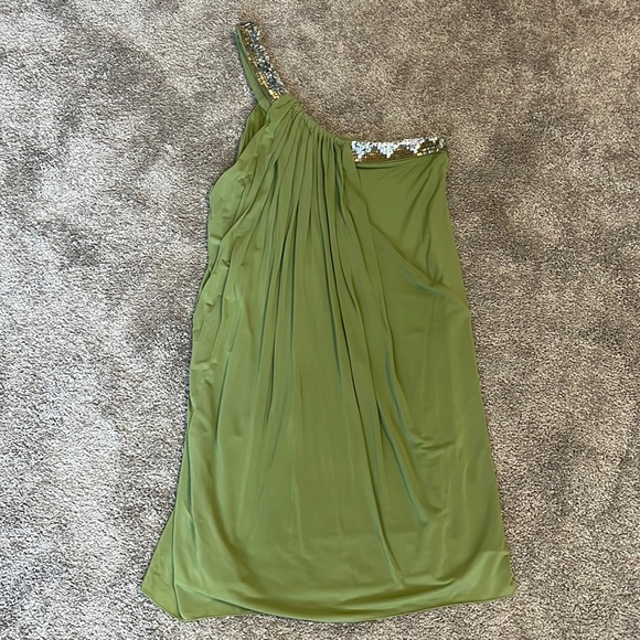 Green Mini BCBG Dress - Picture 1 of 4
